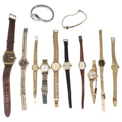 Collection of wristwatches including Sekonda, Smiths, Rotary, Accurist etc