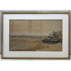 Walter Ernest Spradbery (British 1889-1969): Lyme Bay Devon for London & South Western Railway, watercolour signed and titled 26cm x 43cm