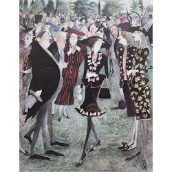 Sue Macartney-Snape (Tanzanian 1957- ): 'The Incredibly Rich Woman', limited edition print signed titled and numbered 296/600 in pencil, also verso 49cm x 37cm