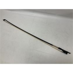 CodaBow Diamond carbon fibre violin bow with Nickel plated fittings