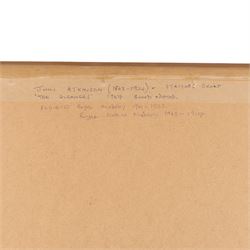 John Atkinson (Staithes Group 1863-1924): 'The Gleaners', watercolour signed 37cm x 53cm