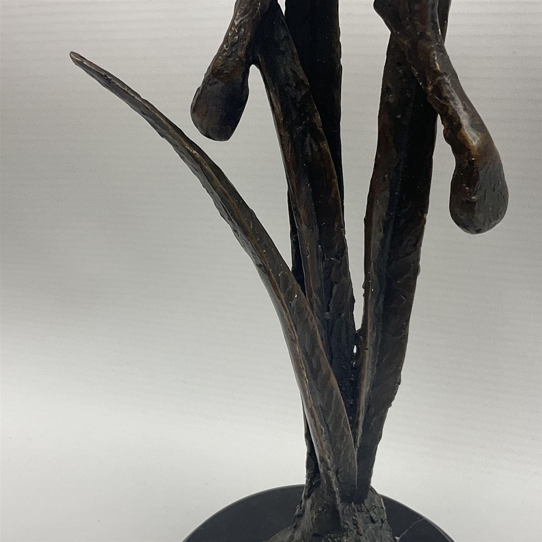 Rachel Talbot (British 1980-), Water Meadow Merriment, limited edition bronze sculpture, modelled as a hare in boating attire, upon a polished marble base, H37cm