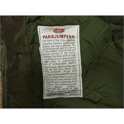  Ladies Parajumpers Masterpiece Series down filled jacket with fur hood, Size Large, slim fit chest   