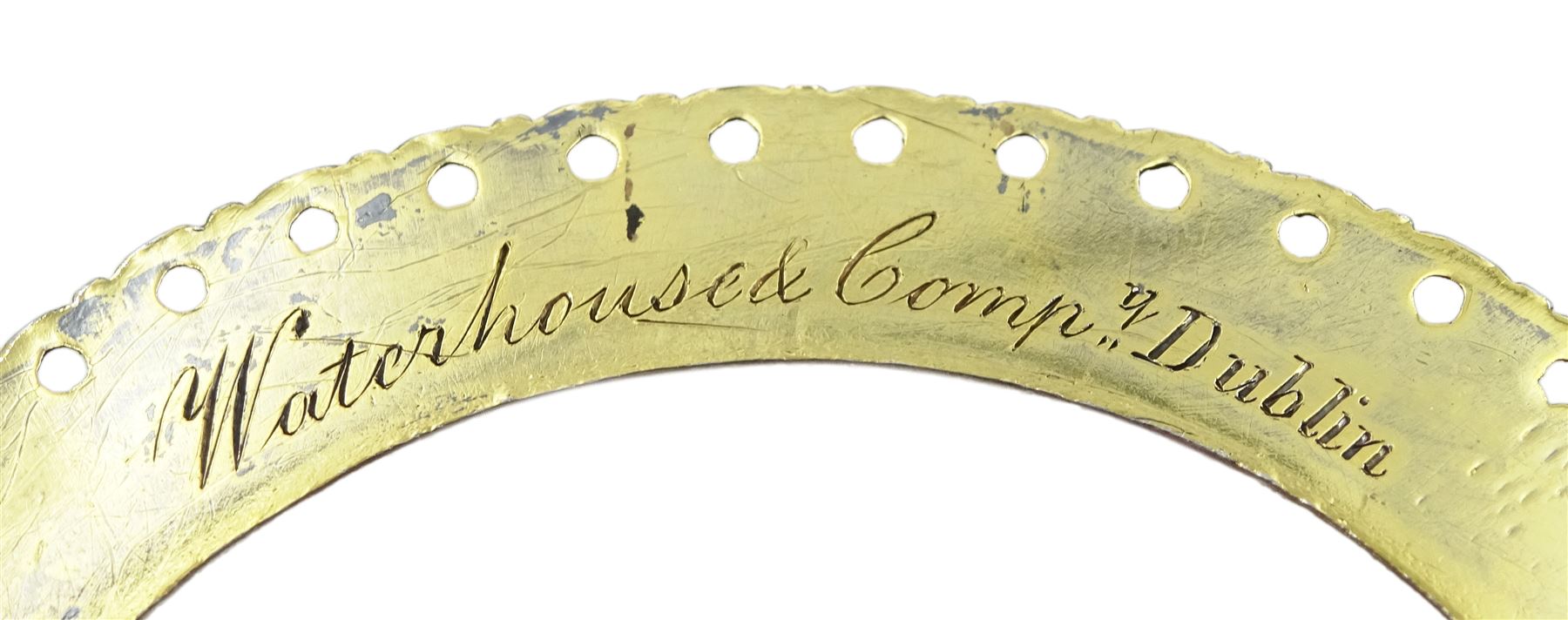 19th century Irish silver-gilt and gold Celtic Revival Tara brooch by Waterhouse & Company Dublin, openwork panels depicting animal and abstract motifs with applied bead work decoration, registration lozenge dated 1850  