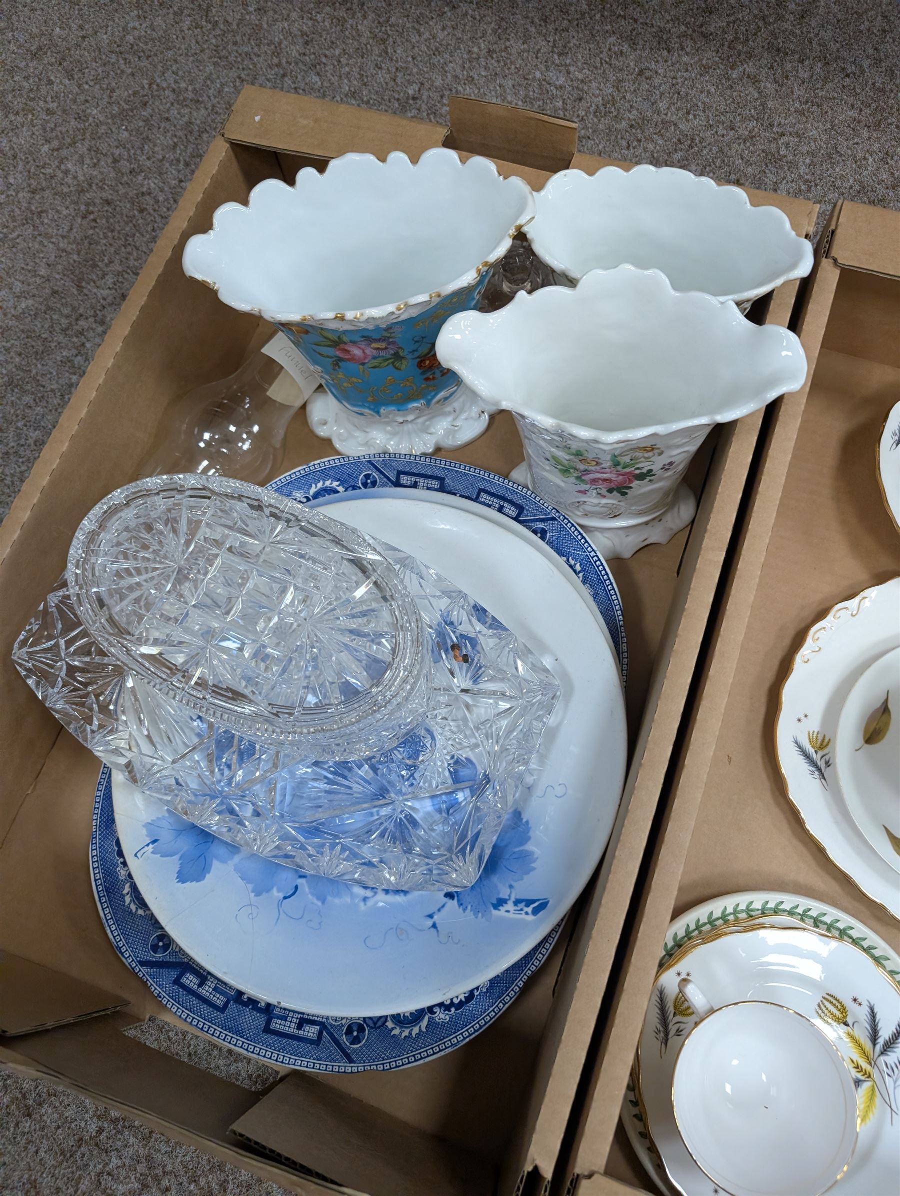 Colclough part tea service and other ceramics and glassware 