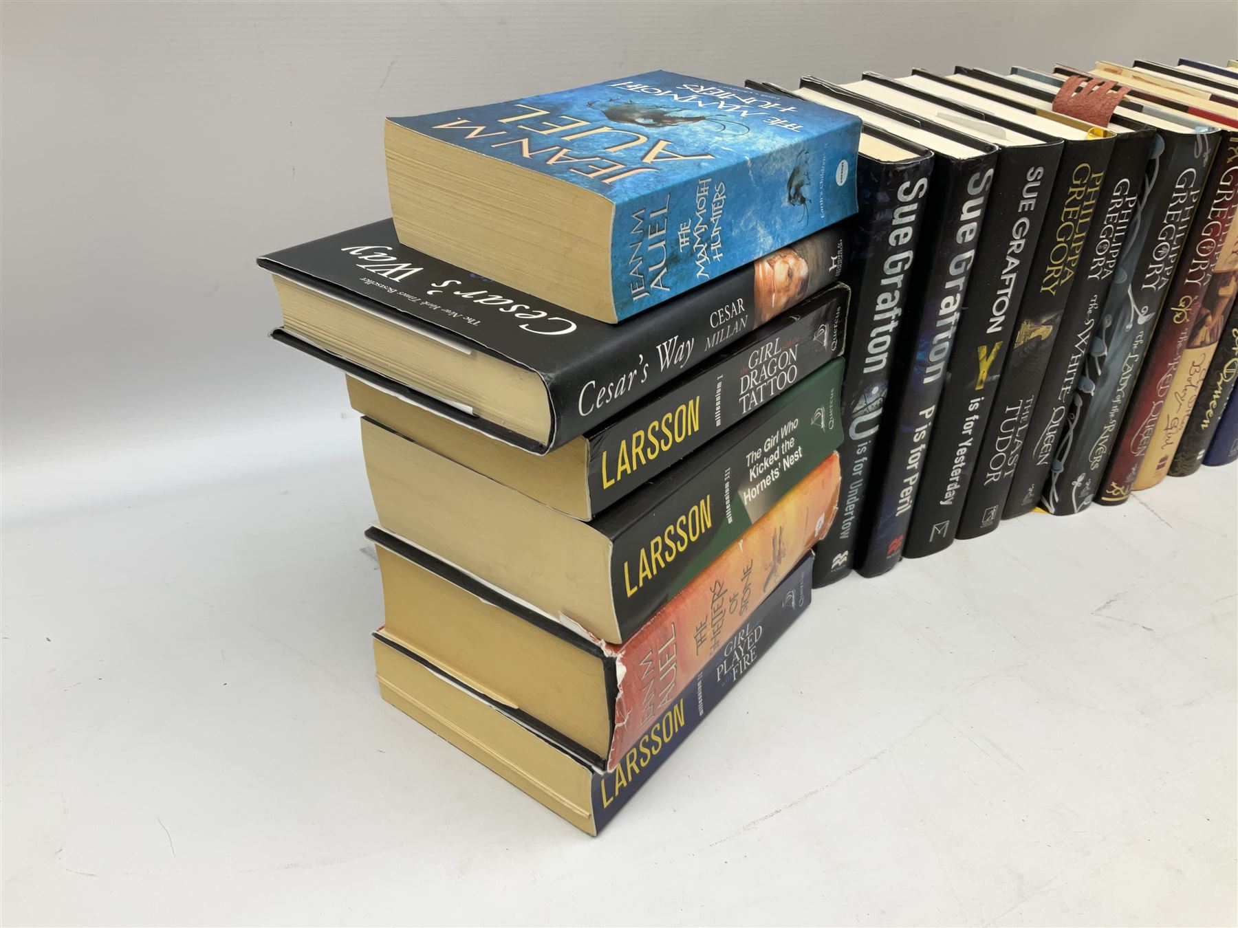 Grafton, Sue: U is for Undertow, P is for Peril and Y is for yesterday, Gregory, Philippa; the last tudor, The White Queen, Lady of the Rivers, The Red Queen, The other Boleyn Girl etc and other similar (20)