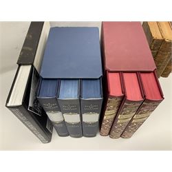 Folio Society; A History of England box sets, Victorian People box set and English Journey, together with six volumes of  Winston Churchill, The Second World War etc