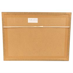 Jill Dickinson (British 20th Century): Interior Scenes, three ink and wash drawings, variously signed and dated '50, 26cm x 36cm (3)