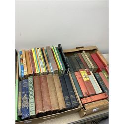 Four boxes of books to include Wuthering Heights by Emily Bronte and The King's England 