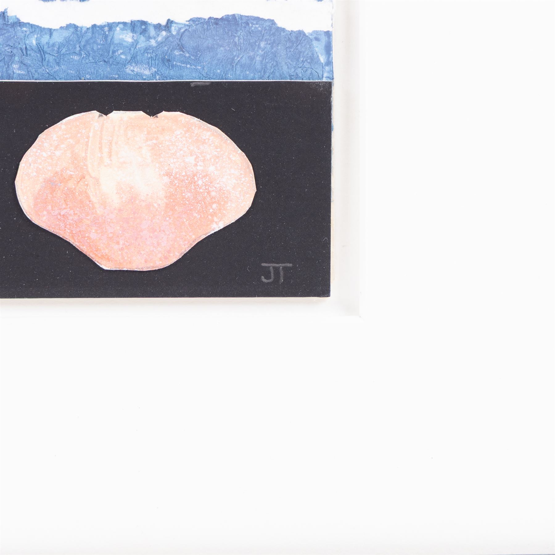 John Thornton (Northern British 1944-): ‘Topsail 3’, hand painted assemblage signed with initials, titled verso 30cm x 35cm 