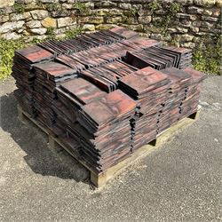 Quantity of ACME Sandstorm dark terracotta roofing tiles, on one pallet - THIS LOT IS TO BE VIEWED AND COLLECTED BY APPOINTMENT FROM THE CAYLEY ARMS, HIGH STREET, BROMPTON-BY-SAWDON, YO13 9DA