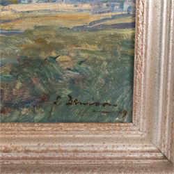 Stephen Denison (British 1909-1965): 'Kirkby Malzeard - Yorkshire', oil on canvas signed and dated '49, titled verso 44.5cm x 60cm
Provenance: purchased Bonhams 18th Nov 2003, Yorkshire Pictures, Lot 153.