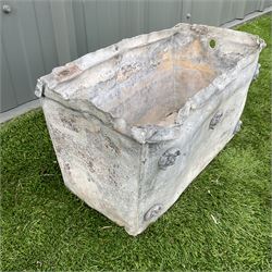 Yorkshire rose decorated lead cistern  - THIS LOT IS TO BE COLLECTED BY APPOINTMENT FROM DUGGLEBY STORAGE, GREAT HILL, EASTFIELD, SCARBOROUGH, YO11 3TX