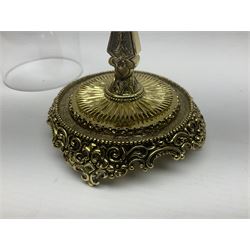 Four limited edition Franklin Mint House of Fratelli Coppini crosses, to include Majestic Cross, Sacred Cross, Star of Hope Jewelled Cross and The Gates to Paradise Cross, all under glass domes, H13cm