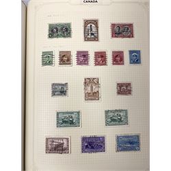 Canada Queen Victoria and later stamps, including 1852-57 six pence, ten pence etc, duplicates throughout showing variation, various King Edward VII issues, stamps on covers, Queen Elizabeth II unused blocks etc, housed in an album