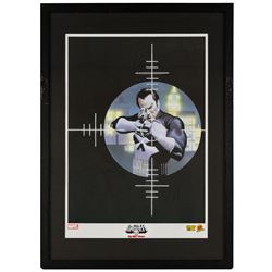 Four limited edition Dynamic Forces Marvel prints, comprising Universe X Premiere lithograph remarked and signed by artist Alex Cross limited no. 21/99, X-Men Death of Phoenix signed by artist Jae Lee, limited no. 7/1980, both with certificate of authenticity and two unsigned prints The Punisher and The Xmen, largest H67cm, W38cm (4)