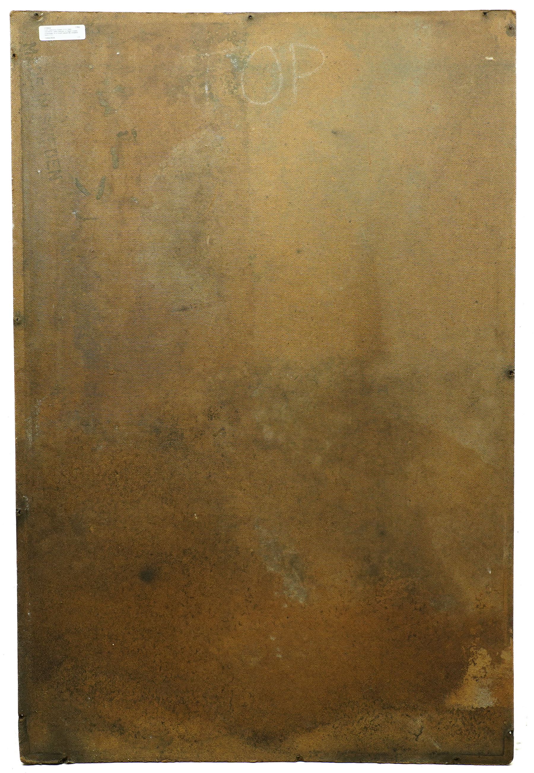 Cyril Hamersma (British 1919-1994): Geometric Cubist Abstract on Black Ground, rectangular oil on board apparently unsigned 60cm x 91cm (unframed)