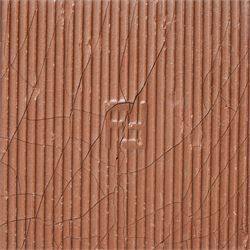 Fendi structured briefcase, brown FF monogram embossed leather with linear texture and single rolled leather top handle, silver-tone hardware, the hinged frame secured by two central push-lock clasps and supplied with two keys stamped CGV, the interior lined in black cross-grain leather with document compartments and metal plaque stamped FENDI S.A.S. ROMA MADE IN ITALY, W42cm D32cm H8cm