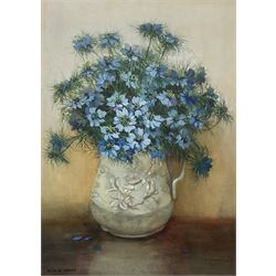 Dorcie Sykes (British 1908-1988): Still Life Flowers, watercolour signed 46.5cm x 33cm 