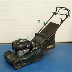 Hayter Harrier 41 petrol lawnmower, Briggs & Stratton engine, adjustable height, with coll...