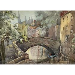 English School (20th century): Rowing Bo