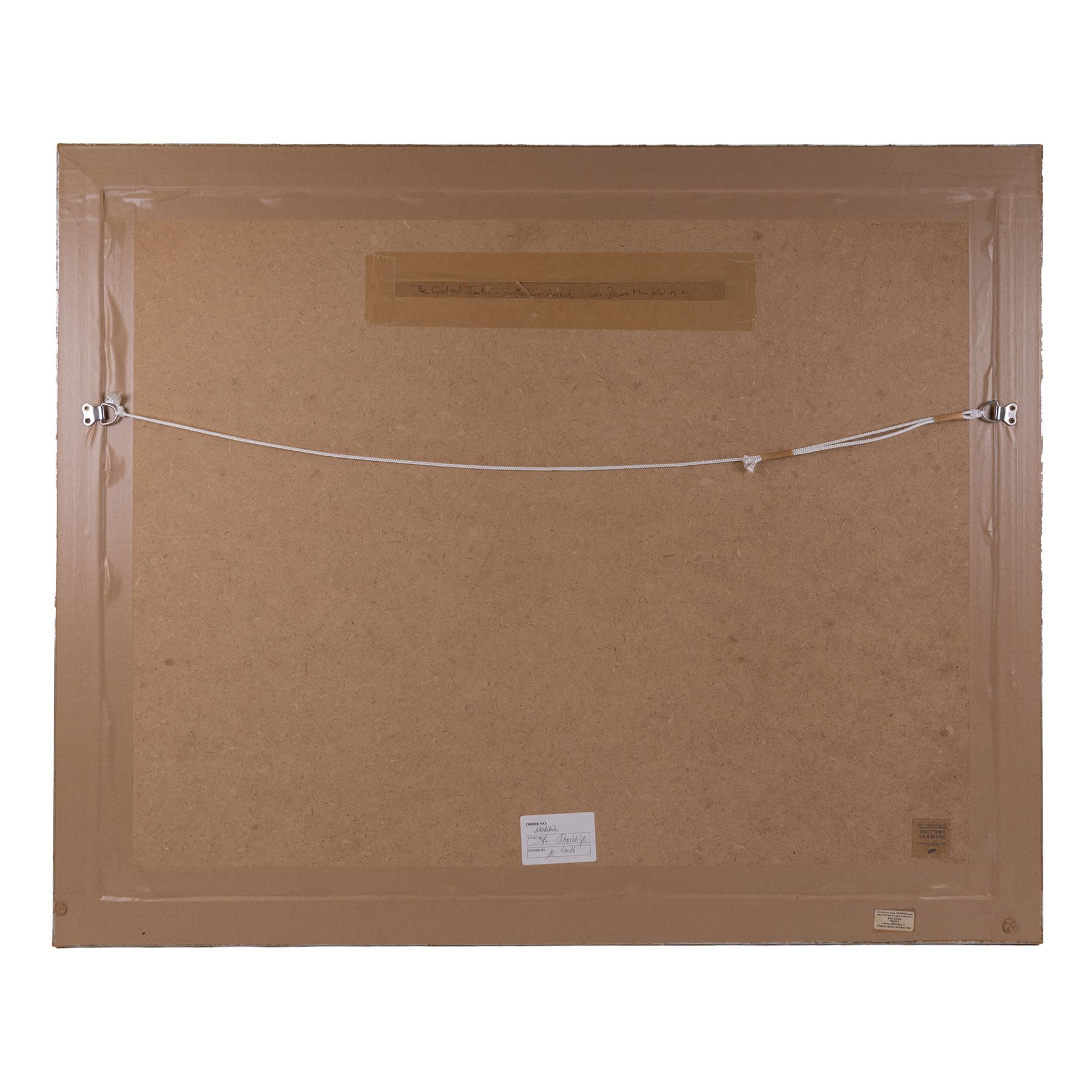 Debra Manifold PS RI (British 1961-2002): 'The Gielgud Theatre Shaftesbury Avenue', mixed media pastel signed, titled verso 52cm x 72cm