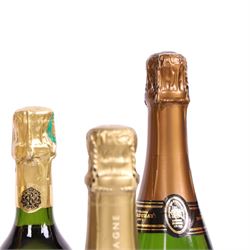 Mix Champagne, including F. Dubois, Moet & Chandon, Charles Orban, Louis Delaunay etc  