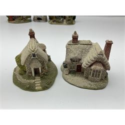 Thirty Lilliput lane, to include Hill Top, Bottle Oven, April Cottage, Thimble Cottage, Honeysuckle III, Gullivers Pantry etc