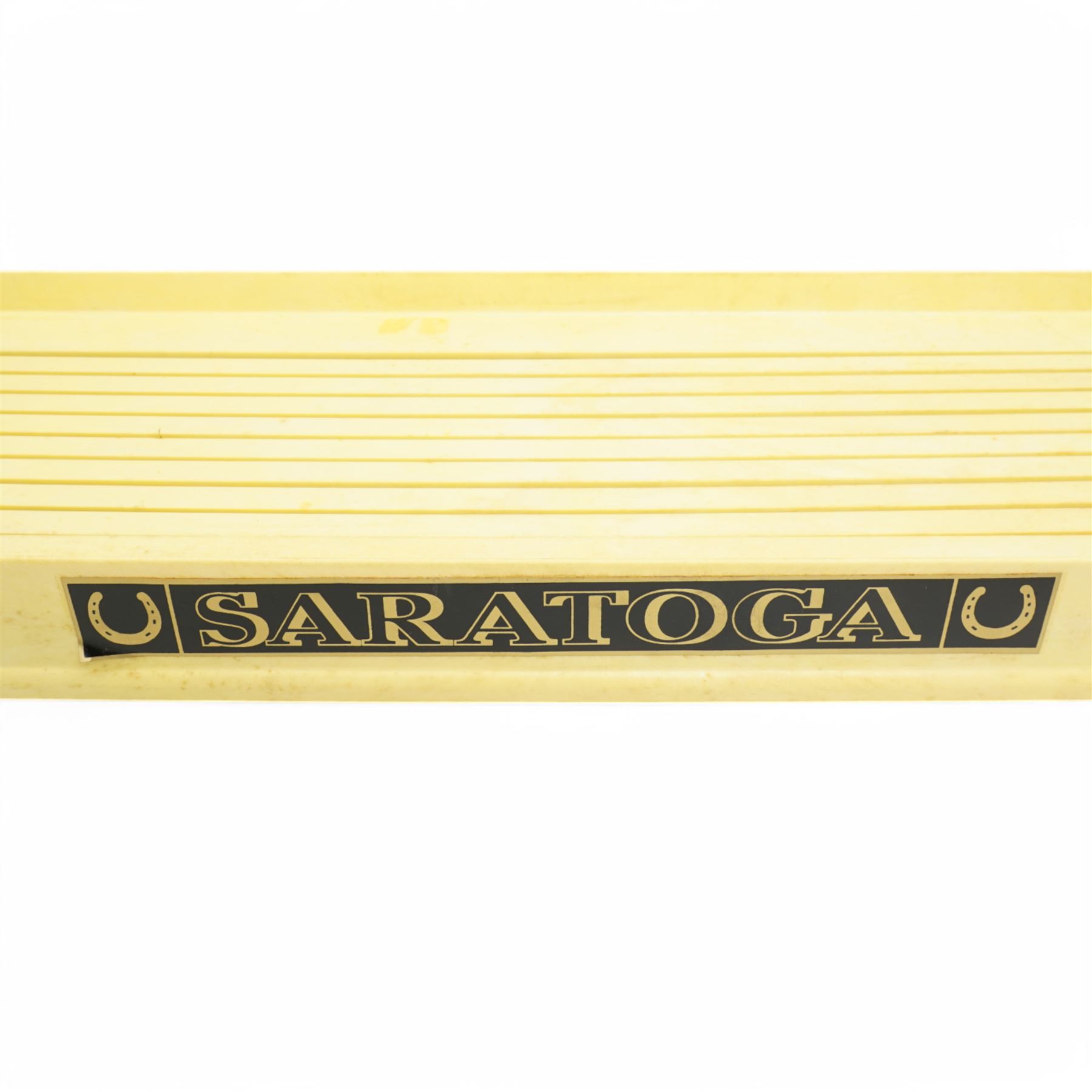 Saratoga horse racing game, boxed, W117cm 