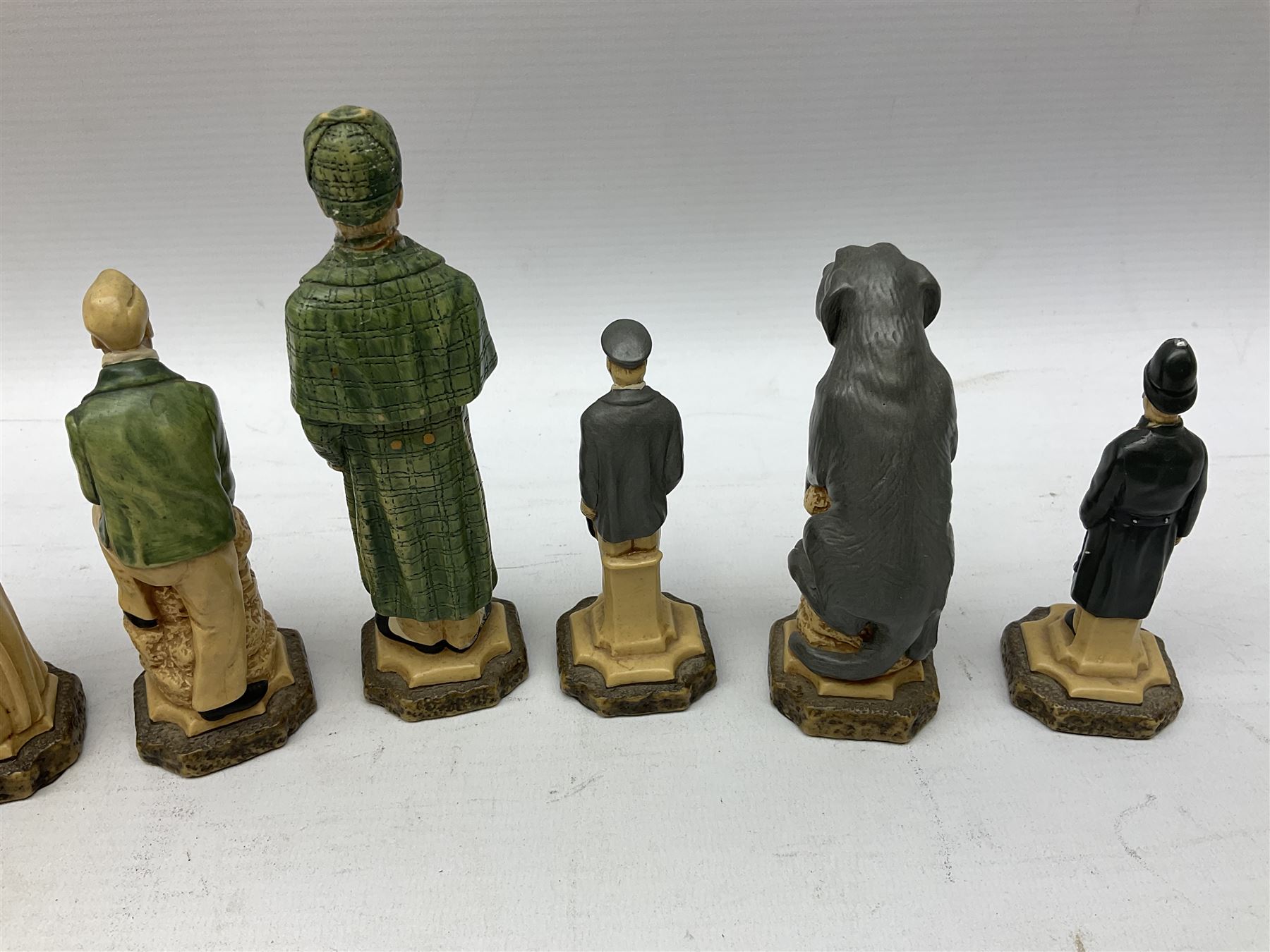 'The Sherlock Holmes' chess set, by SAC Studio Anne Carlton of Hull