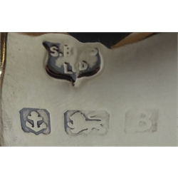 Three piece silver tea service by S Blanckensee & Son Ltd, Chester and Birmingham 1926, approx 25.5oz