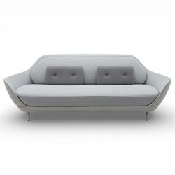 Fritz Hansen - 'Favn' sofa, designed by Jaime Hayon (1974-), upholstered in light grey fab...