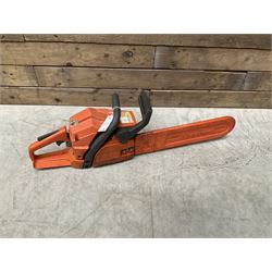 Husqvarna 141 petrol chainsaw and a Husqvarna 226HD75S petrol hedge cutter