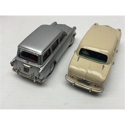 Eight Lansdowne Models 1:43 scale models - 1963 Singer Gazelle, 1958 Hillman Jubilee Minx, 1956 Austin A90, 1952 Singer SM 1500, 1957 Hillman Minx Series 1 Estate, 1958 Austin A105, 1936 Riley Adelphi; and 1968 Vauxhall Victor FD Estate; all unboxed (8)