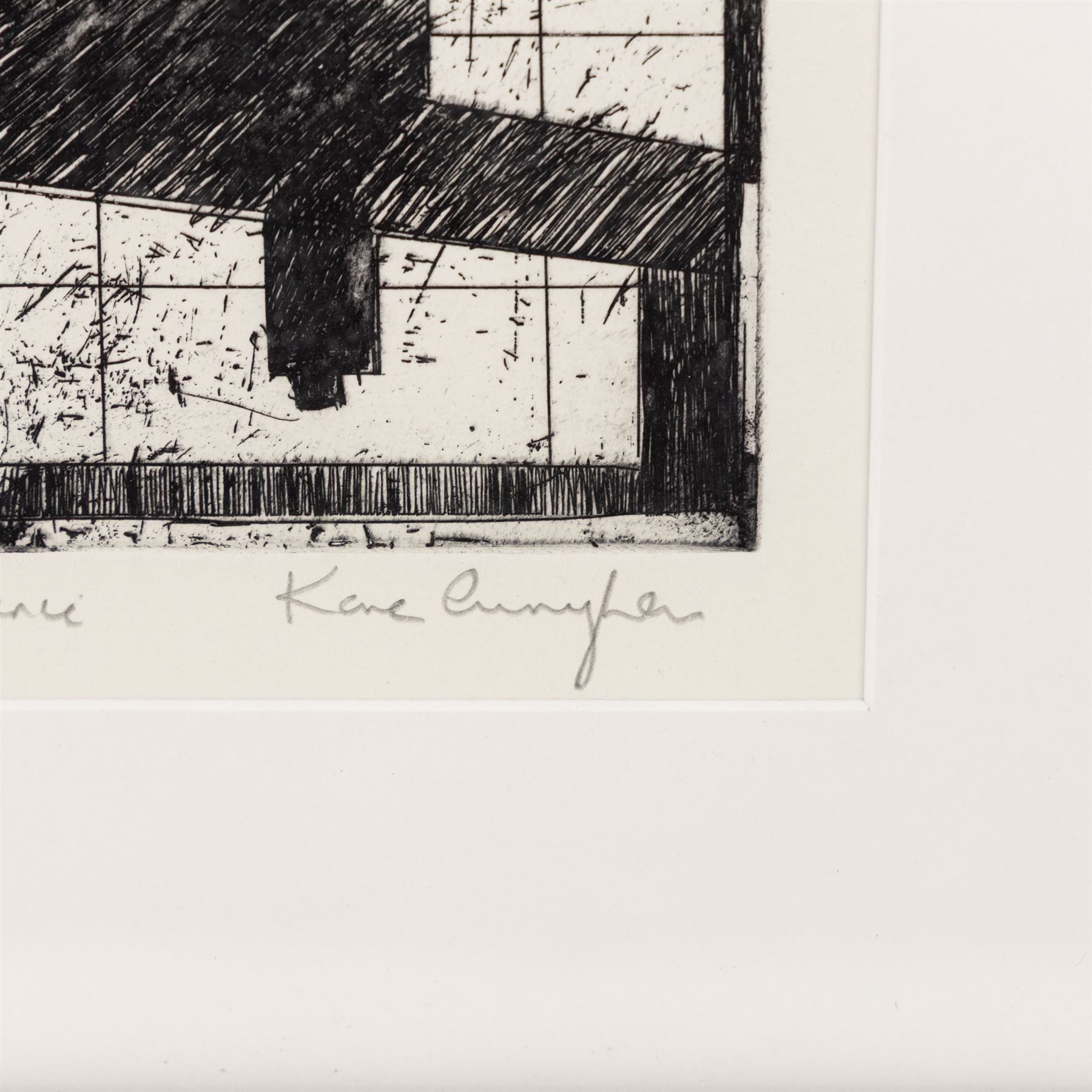 Kane Cunningham (British 1961-): 'St Mark's Square - Venice', etching with aquatint signed titled and numbered 2/60 in pencil 30cm x 33cm