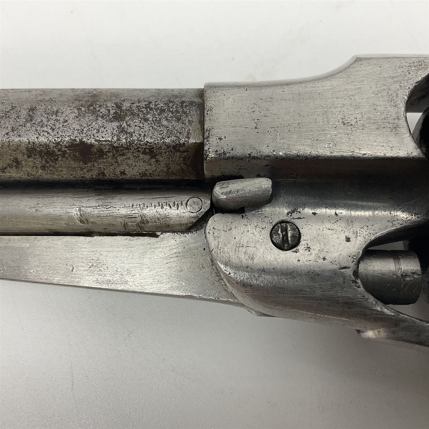 Remington Richmond Virginia .44 six-shot army revolver, the 20cm(8
