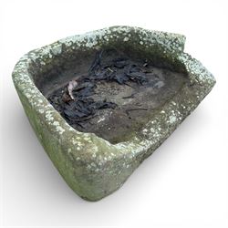 Trio of sandstone balusters with Two 19th century stone planters