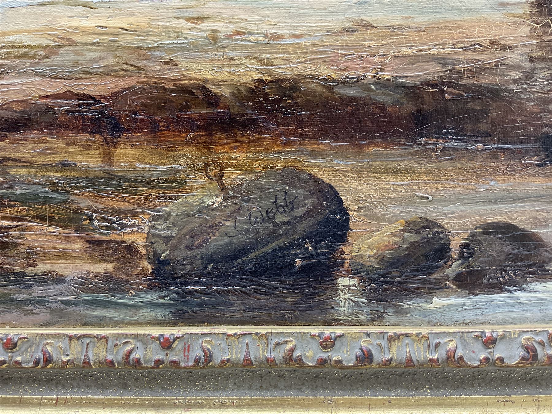 James Webb (British 1825-1895): Unloading on the Beach, oil on canvas signed 75cm x 126cm 
Provenance: private collection, purchased David Duggleby Ltd 28th November 2011 Lot 176