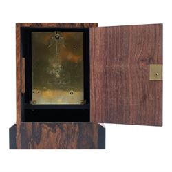 Payne of New Bond Street London mantle clock, the dial Roman numerals and signed Payne and Co, H23cm