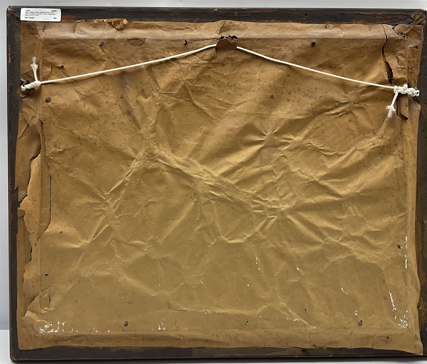 James William Booth (Staithes Group 1867-1953): Bringing Home the Horses, watercolour signed 33cm x 43cm