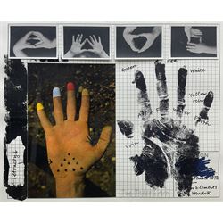 Joe Tilson (British 1928-2023): 'Four Elements - Mudra', artist's proof screenprint and collage signed in pencil 51cm x 60.5cm