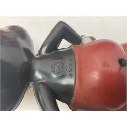 Pelham Puppet - Tyrolean Girl in yellow box; three 'A' Team action figures; clockwork plastic Mickey Mouse figure; and seven various fashion dolls (12)