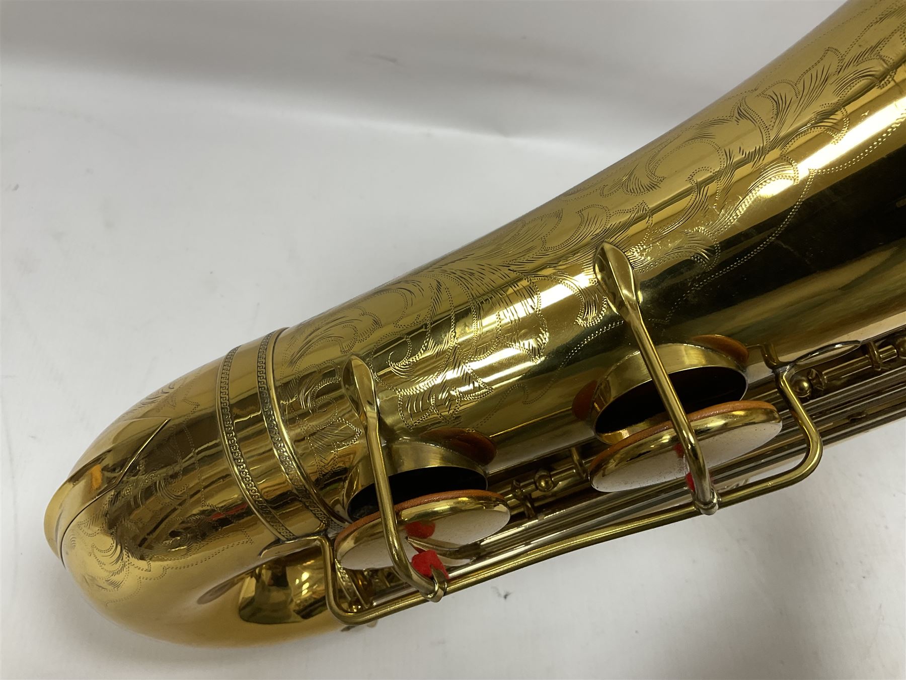 French Henri Selmer 1935 Radio Improved Tenor B flat Saxophone No 20344, with a velvet lined hard case
One of only 550 produced in that year