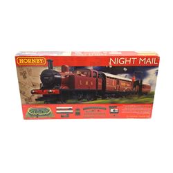 Hornby '00' gauge - electric Mail Train set with 0-6-0 tank locomotive No.7414, travelling post office and brake coach; boxed with Trakmat and paperwork