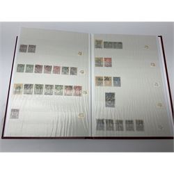 World stamps in ten stockbooks including North Borneo, Hong Kong, British Honduras, Queen Victoria and later Ceylon, Seychelles, Ascension including King George VI 1938 values to one shilling, Sudan, Iran, Egypt etc, used and mint stamps stamps seen 