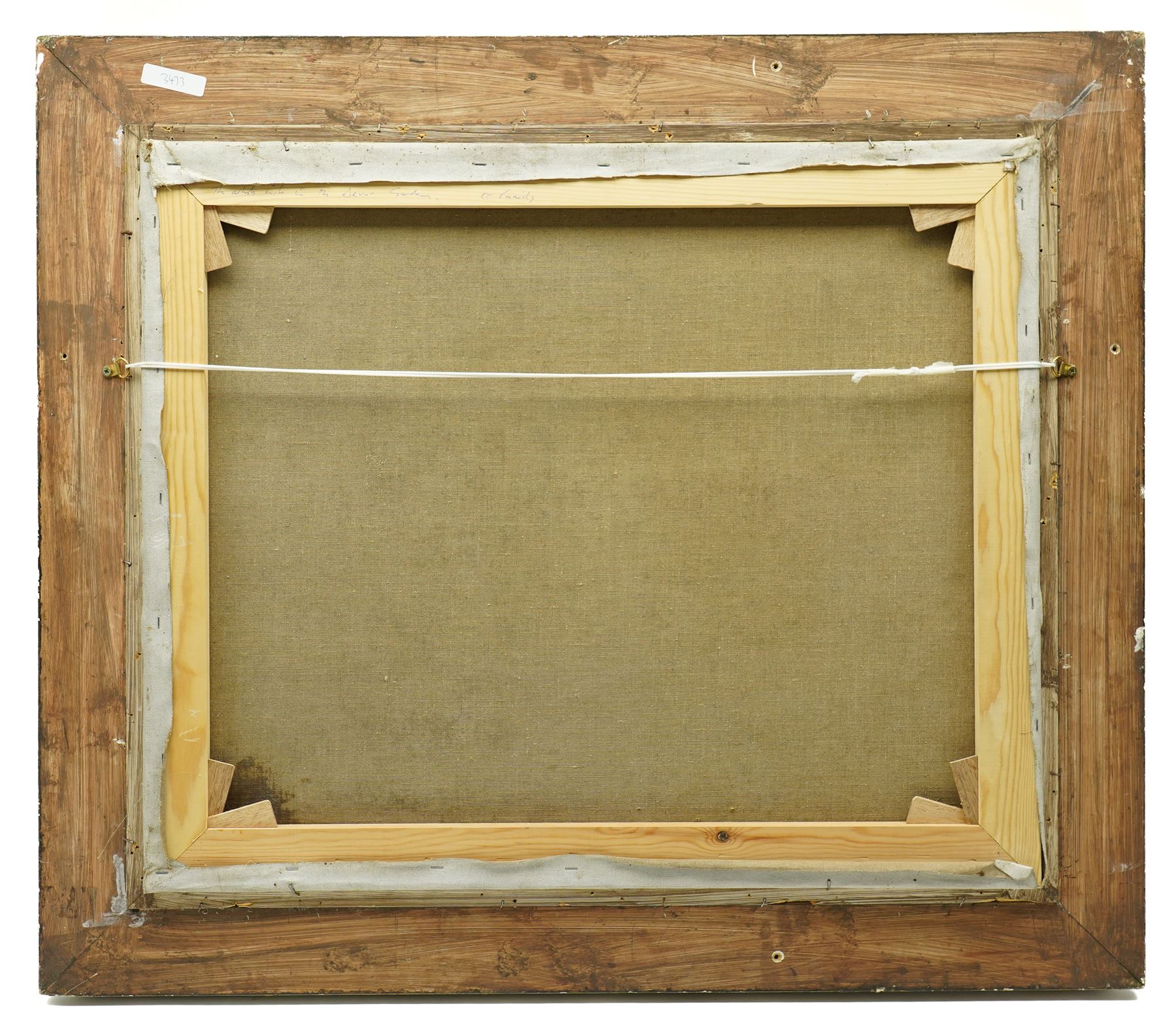 Ernest Higgins Rigg (Staithes Group 1868-1947): 'The Cottage Garden', oil on canvas unsigned 62cm x 75cm 
Provenance: from the family of the artist 
Notes: the painting depicts the artist's wife at work in their garden in Devon.