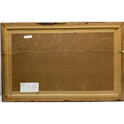 JD Henderson (Scottish 20th century): Eaglesham Hunt, oil on board signed 45cm x 75cm