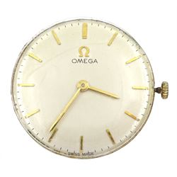 Omega Meister 18ct gold manual wind wristwatch, Cal. 620, Ref. 111.035, stamped 18K with Helvetia hallmark, on integrated 18ct gold bracelet, stamped 750, with additional Omega Cal. 620 movement 