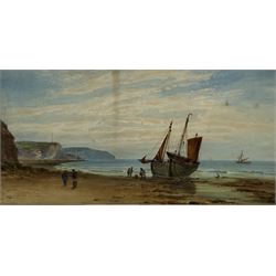 John Francis Branegan (British 1843-1909): 'Near Sunderland', watercolour signed and titled 23cm x 45cm