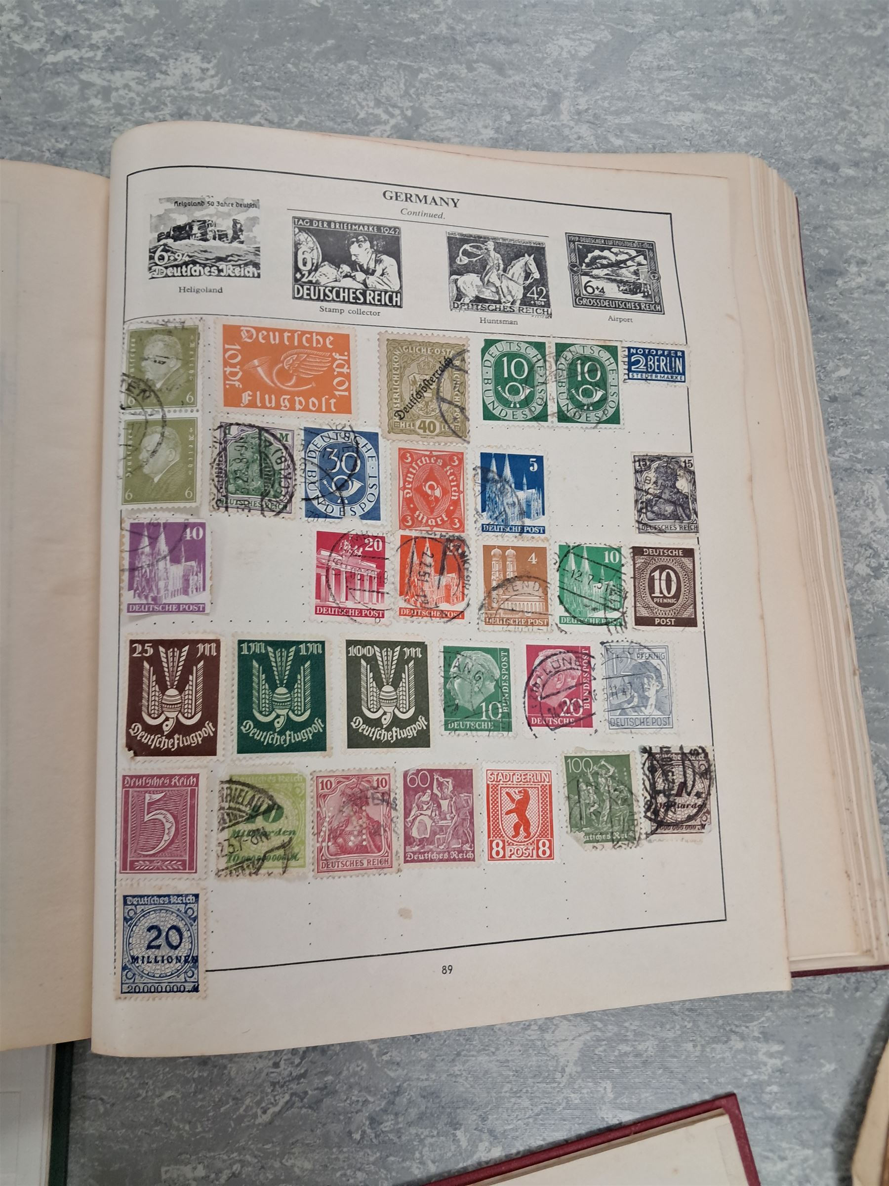 Great Britain and World stamps, 19th century and later, including Cape of Good Hope one penny red triangle, Germany, USA, etc, in one album and loose